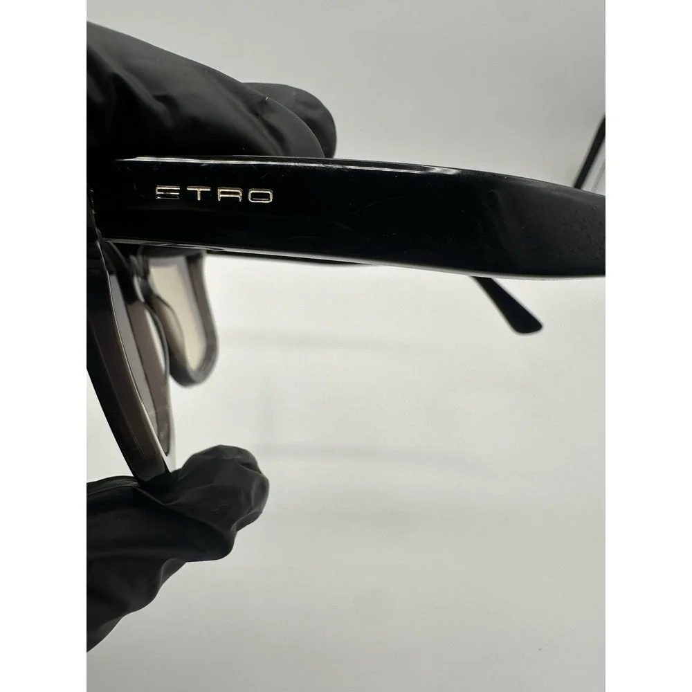 ETRO ET651S Sunglasses Black Print 050 Designer Eyewear 50-22-140